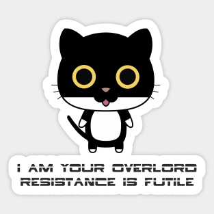 Overlord cat Sticker